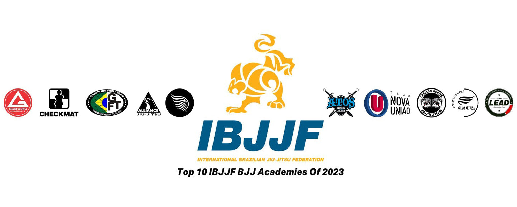 2023 Top 10 IBJJF BJJ Academies