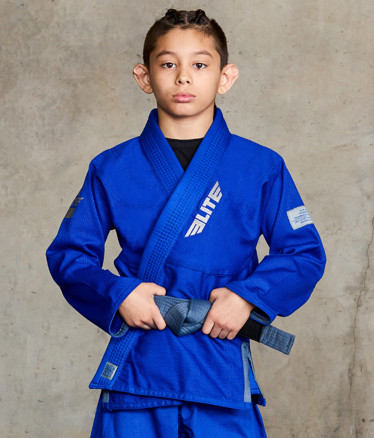 Elite Sports IBJJF Ultra Light BJJ Brazilian Jiu Jitsu Gi for Kids W/Preshrunk Fabric & Free Belt