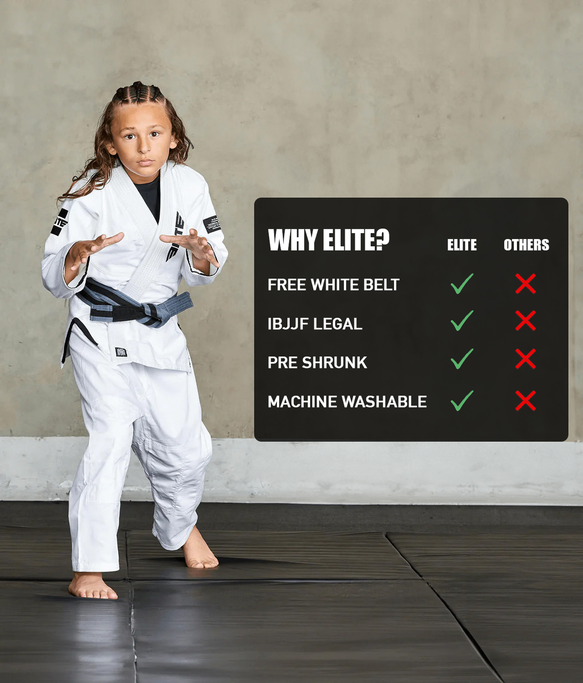Kid's Gi Starter Bundle White