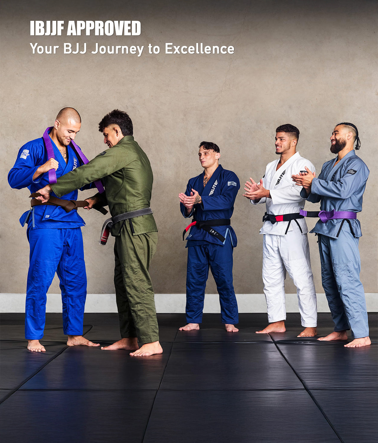 elite sports adults ibjjf approved brown bjj belt