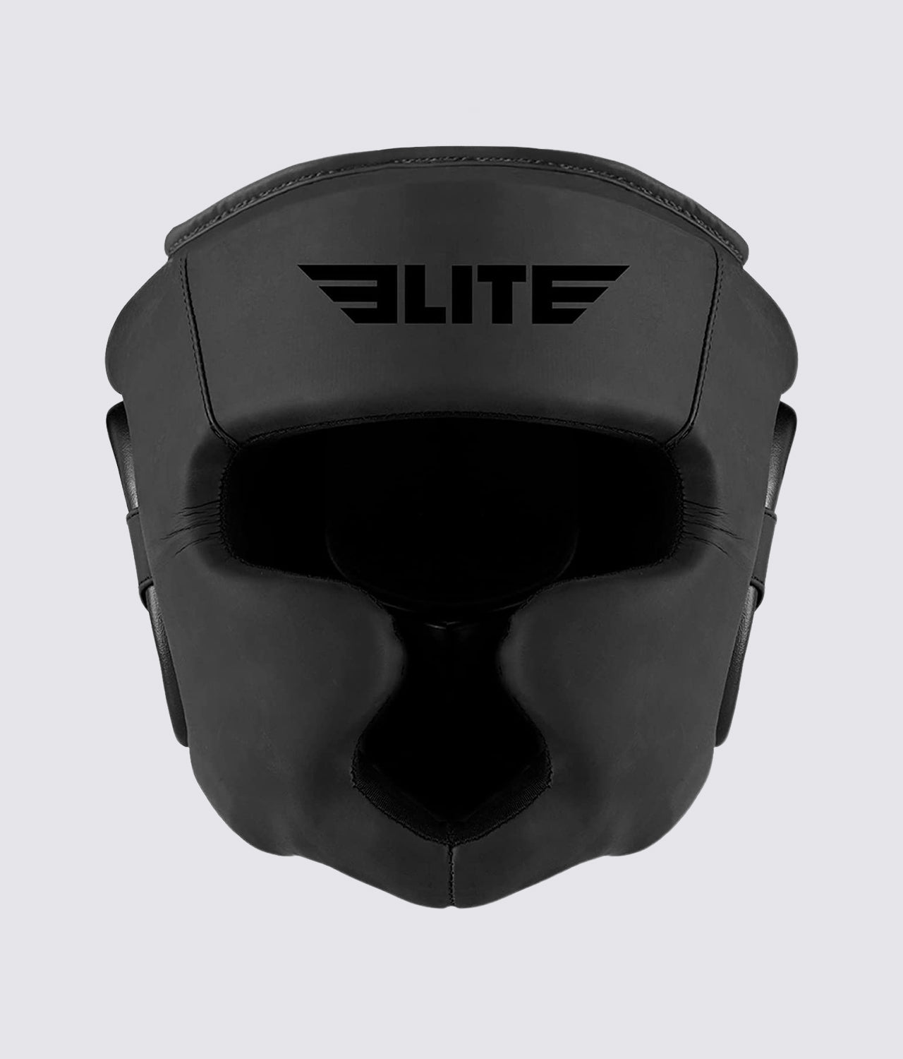 Elite Sports Adults' Essential Black/Black Brazilian Jiu Jitsu BJJ Headgear Main View