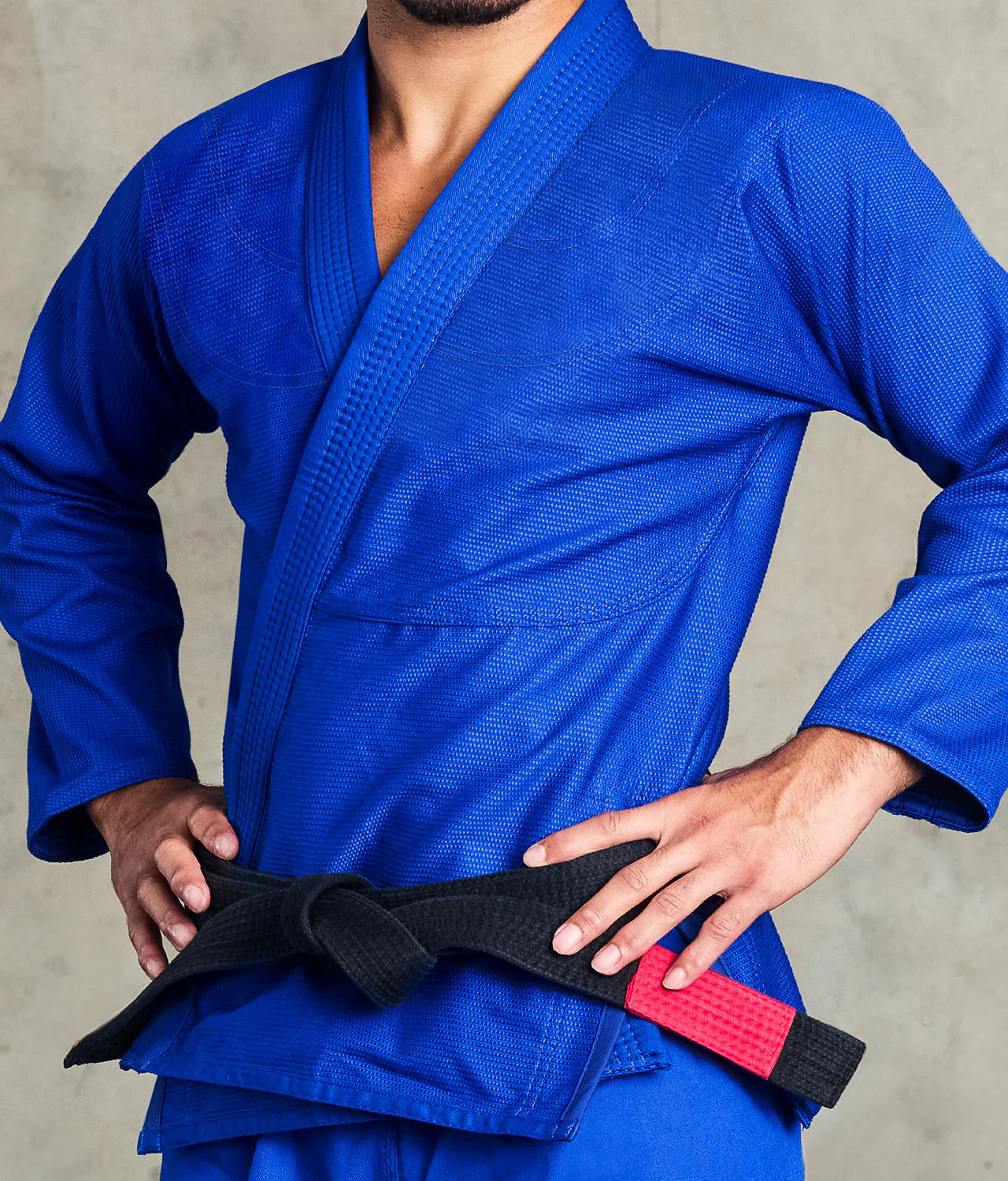 elitesports essential blue mens bjj gi jacket view