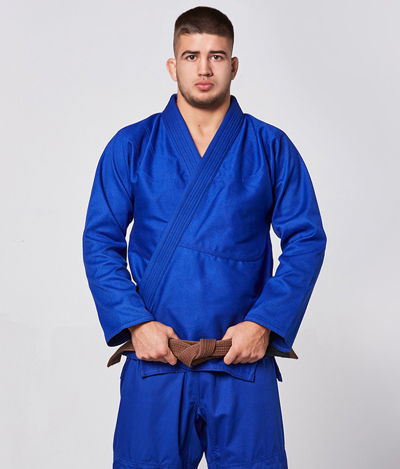 Elite Sports Men's Essential Blue Brazilian Jiu Jitsu BJJ Gi Main View