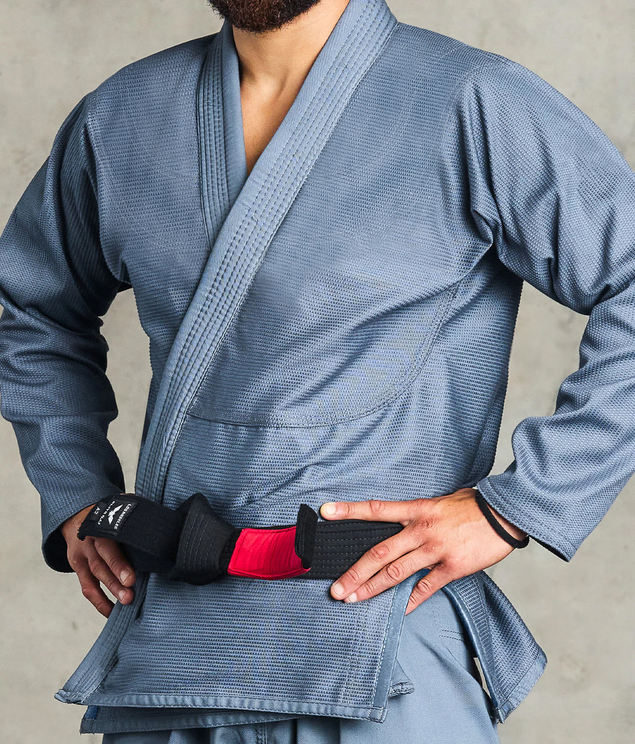 elitesports essential gray mens bjj gi jacket view