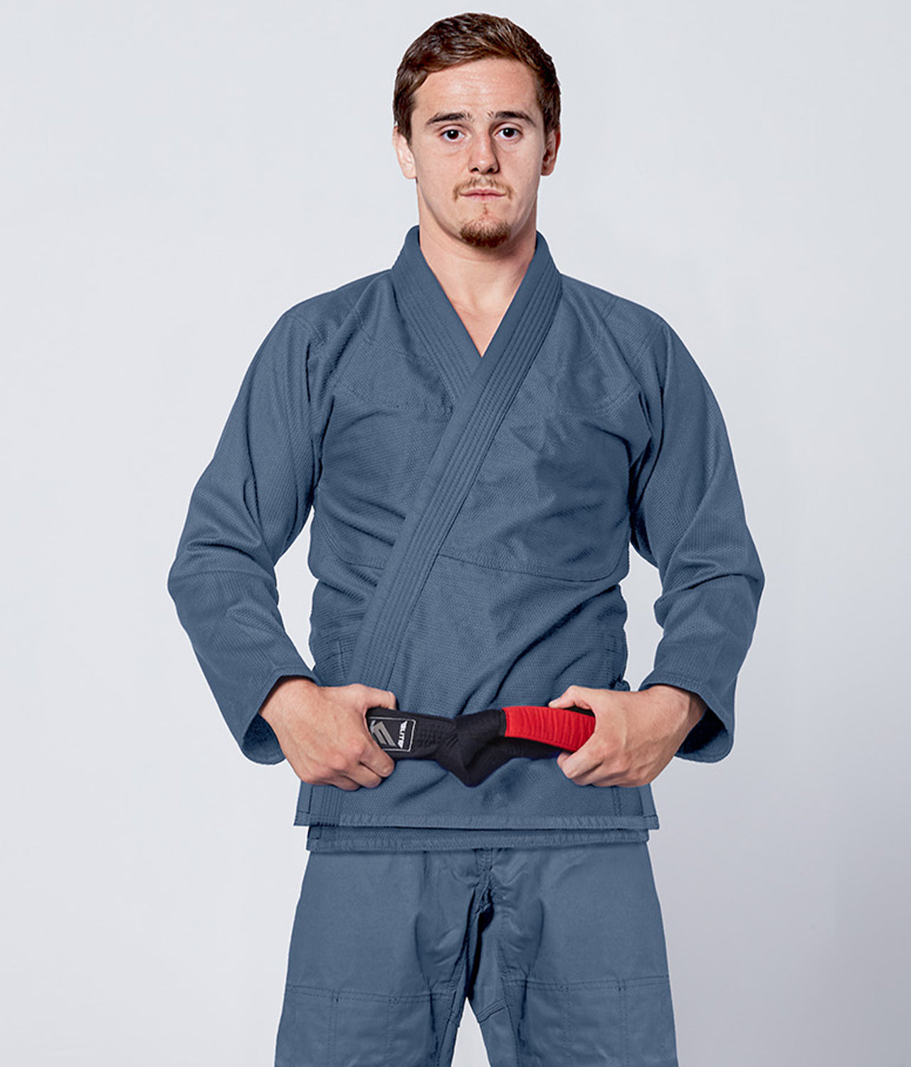 Elite Sports Men's Essential Gray Brazilian Jiu Jitsu BJJ Gi Main View