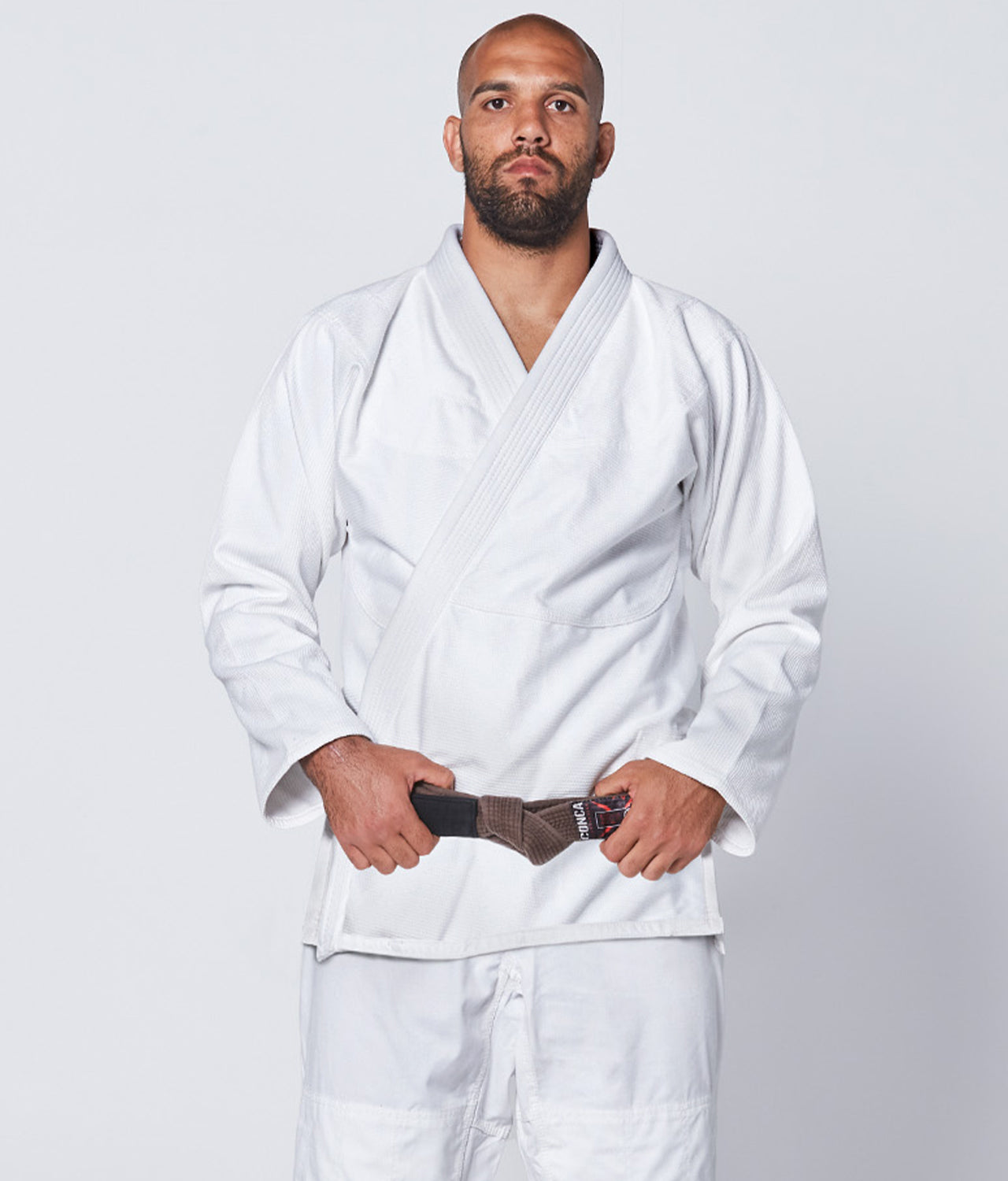 Elite Sports Men's Essential White Brazilian Jiu Jitsu BJJ Gi Main View