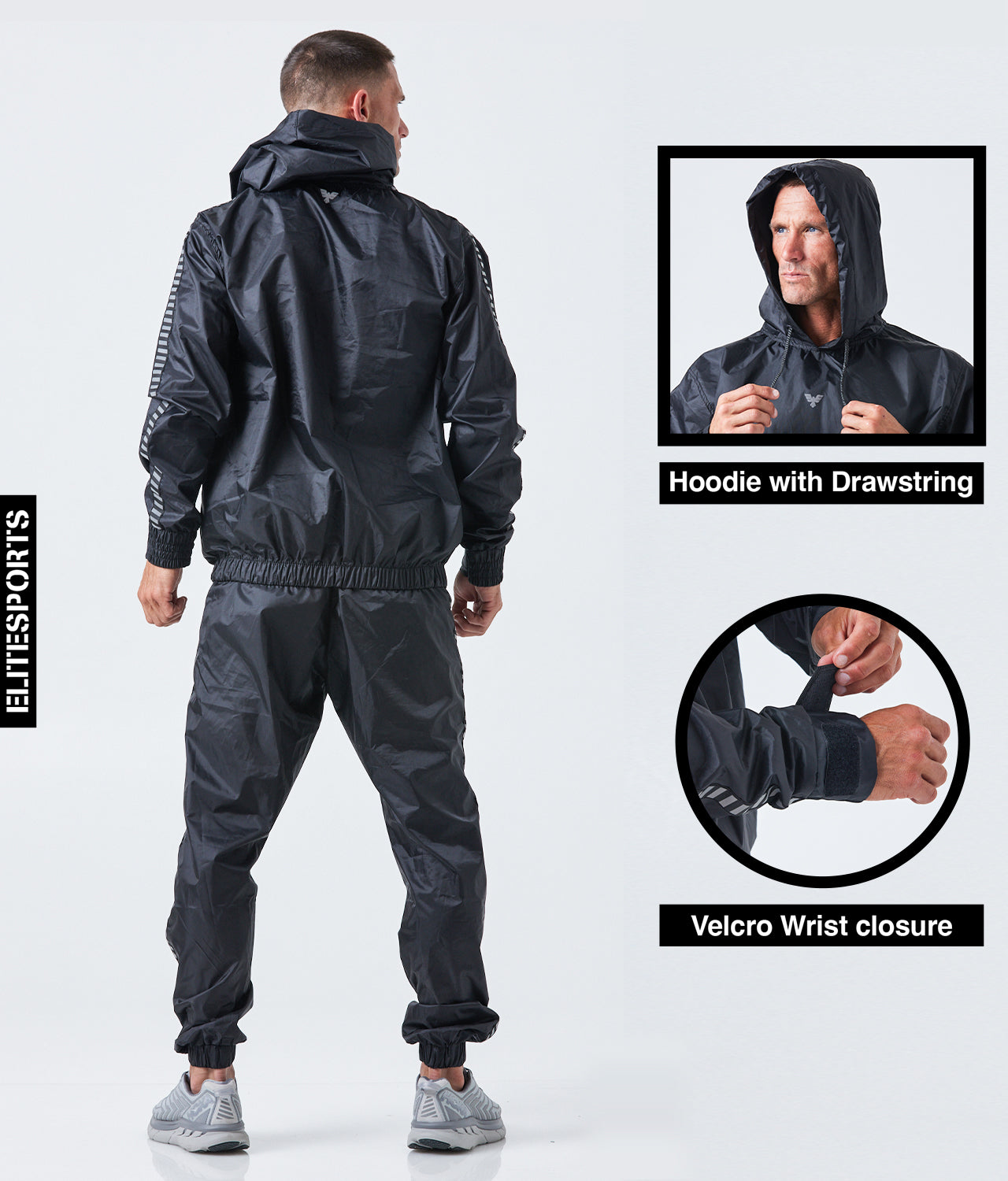 Elite Sports Essential Sauna Suit for Men & Women Weight Loss Detailed View2