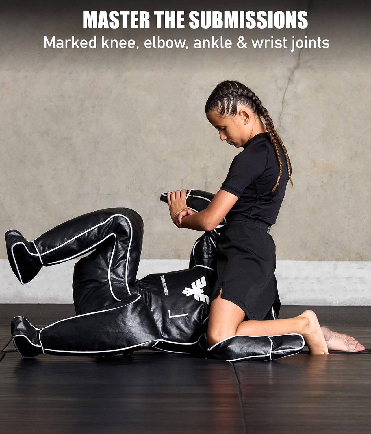 elite sports kids essential marked bjj grappling dummy