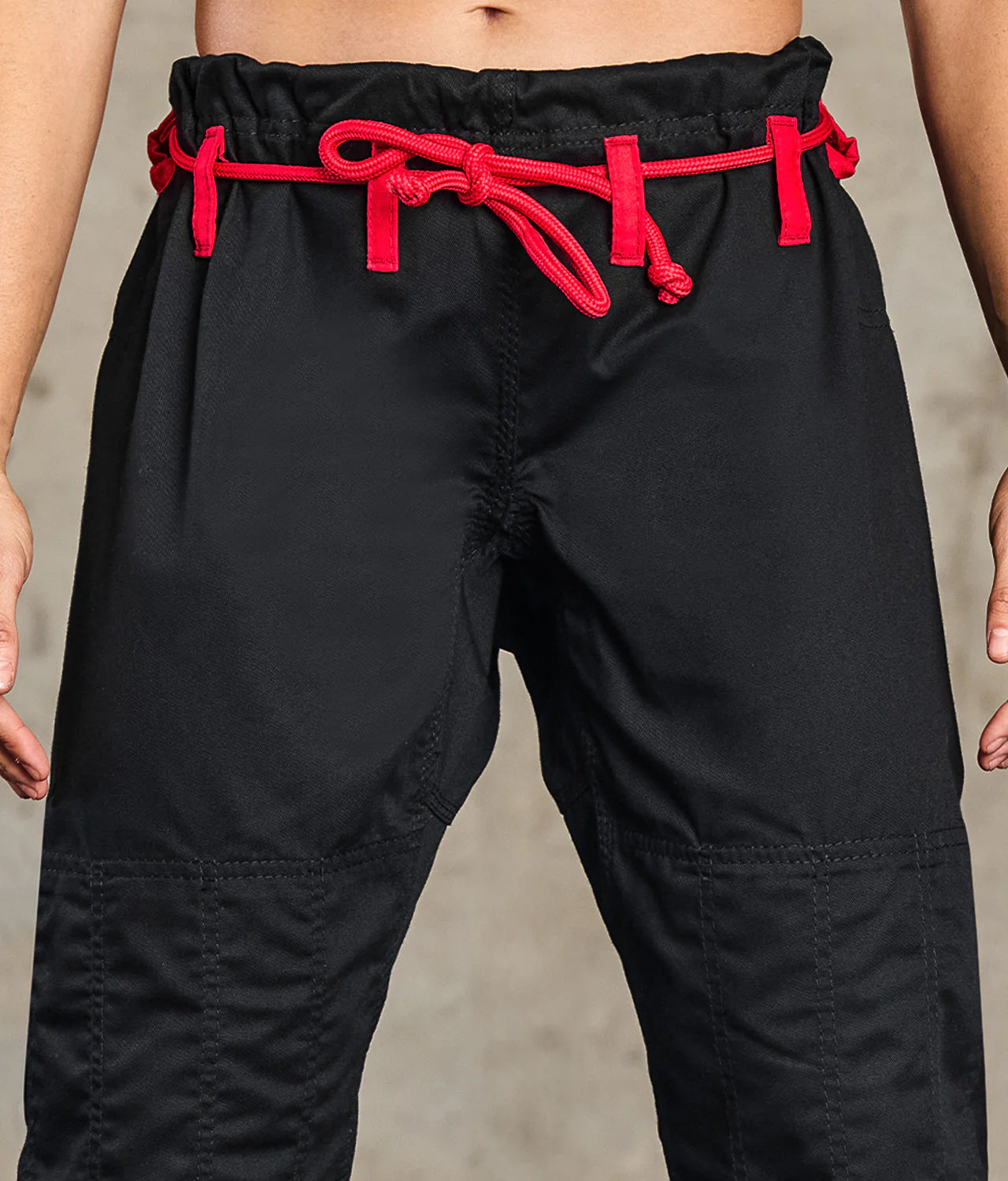 elite sports core black womens bjj gi pant view