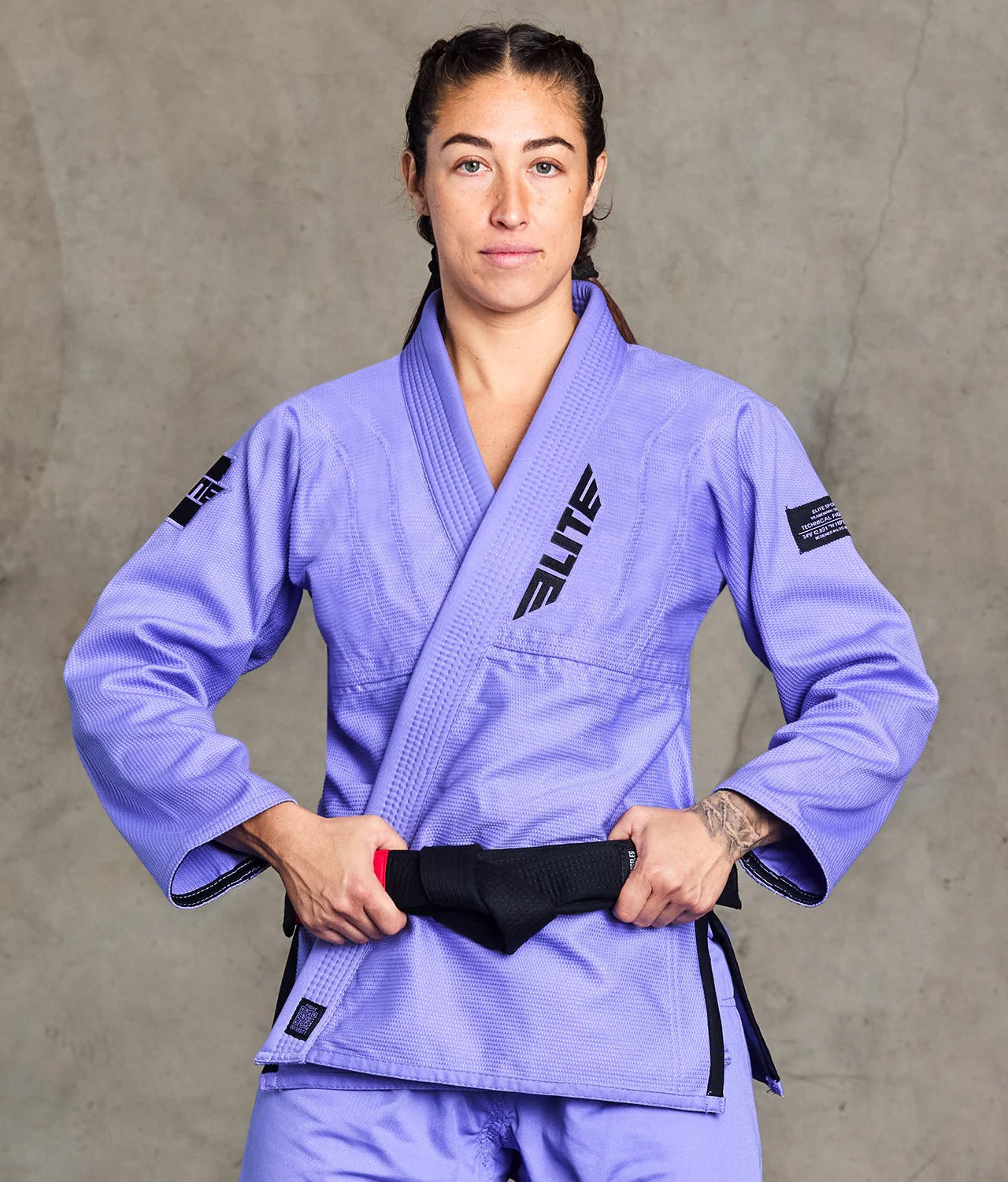 elite sports core purple brazilian jiu jitsu womens bjj gi