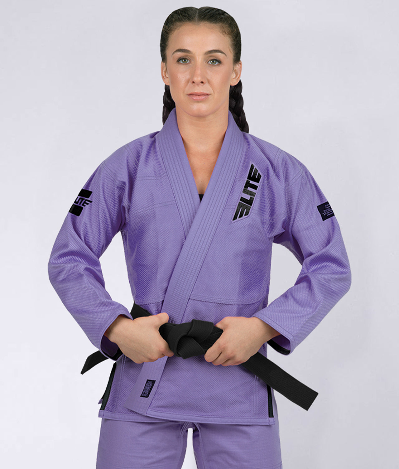Elite Sports Women's Core Purple Brazilian Jiu Jitsu BJJ Gi Main View