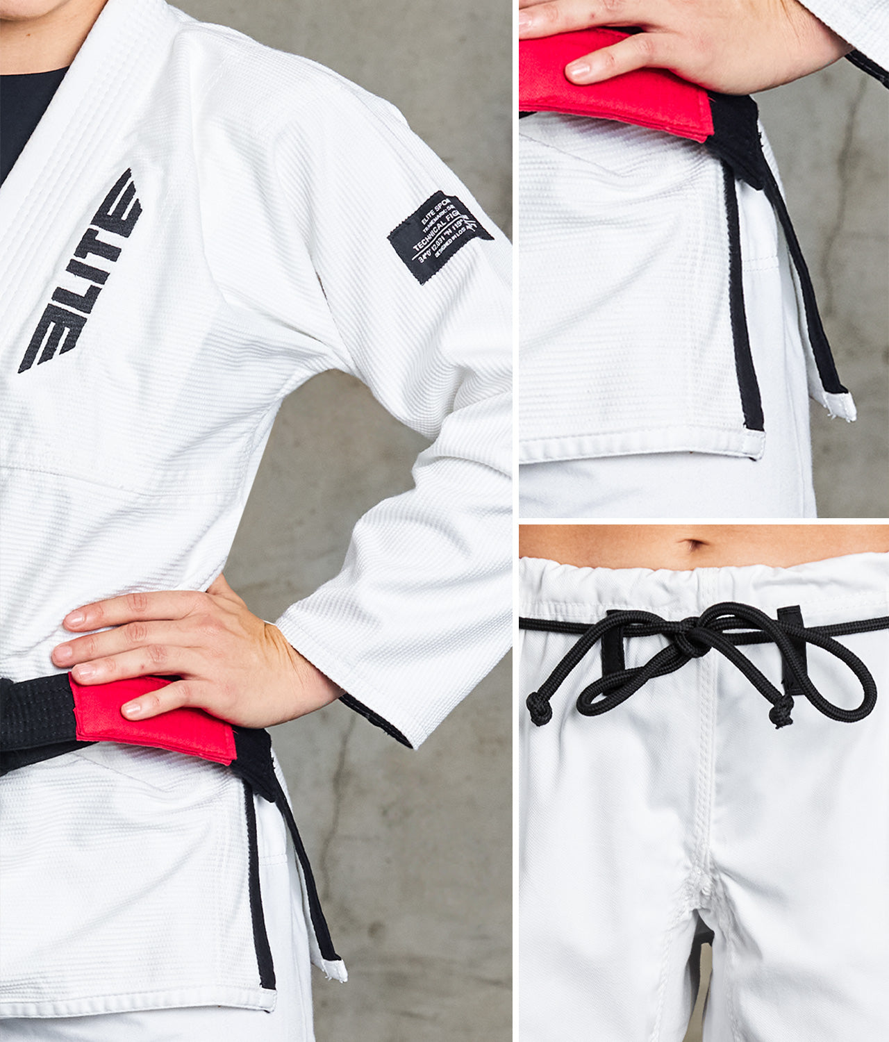 Core White Brazilian Jiu Jitsu Womens BJJ Gi