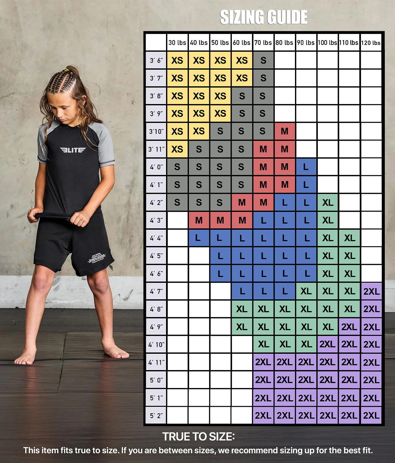 elitesports standard gray short sleeve kids ijiu jitsuf approved jiu jitsu rash guard