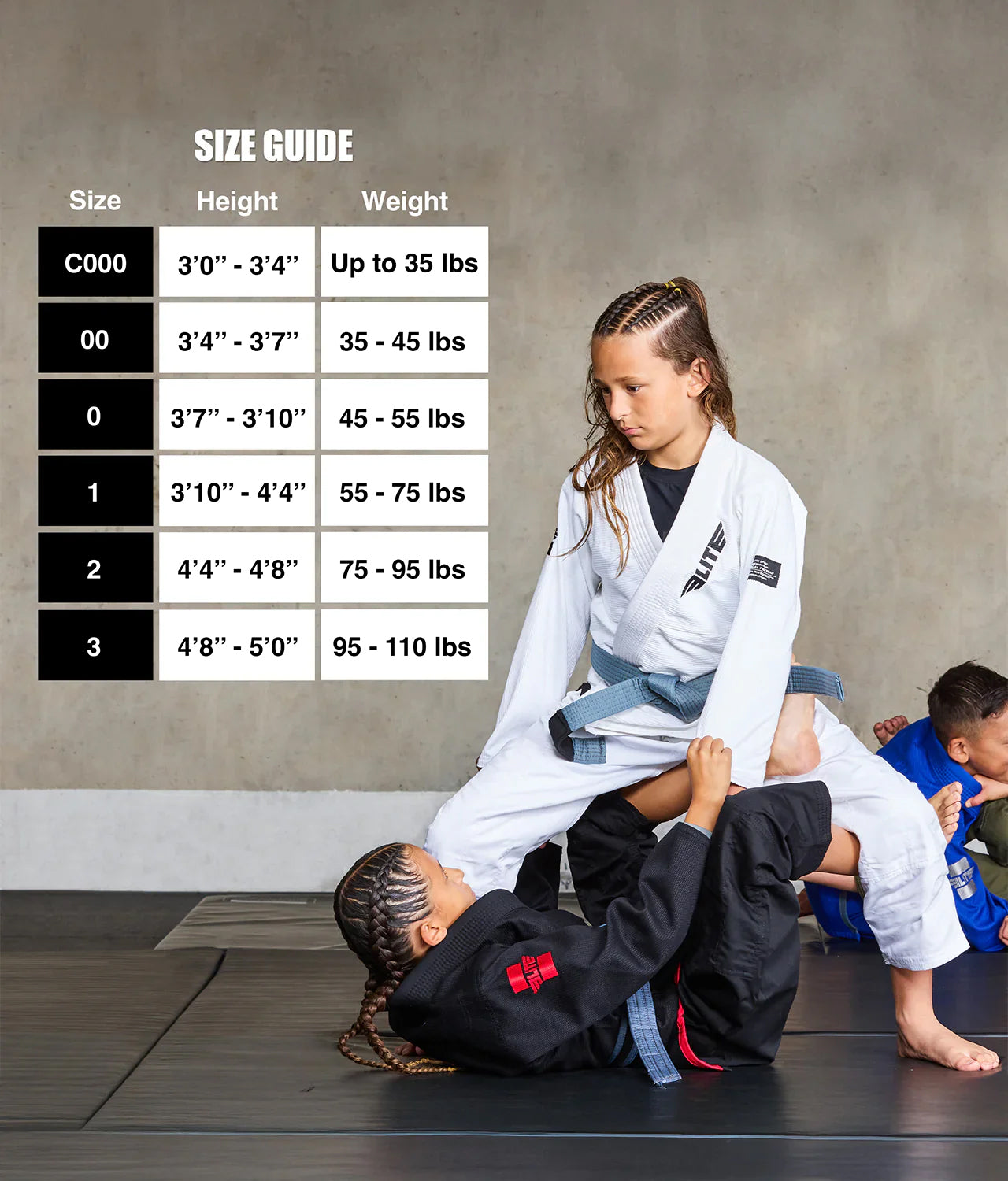 Core White Brazilian Jiu Jitsu Kids BJJ Gi