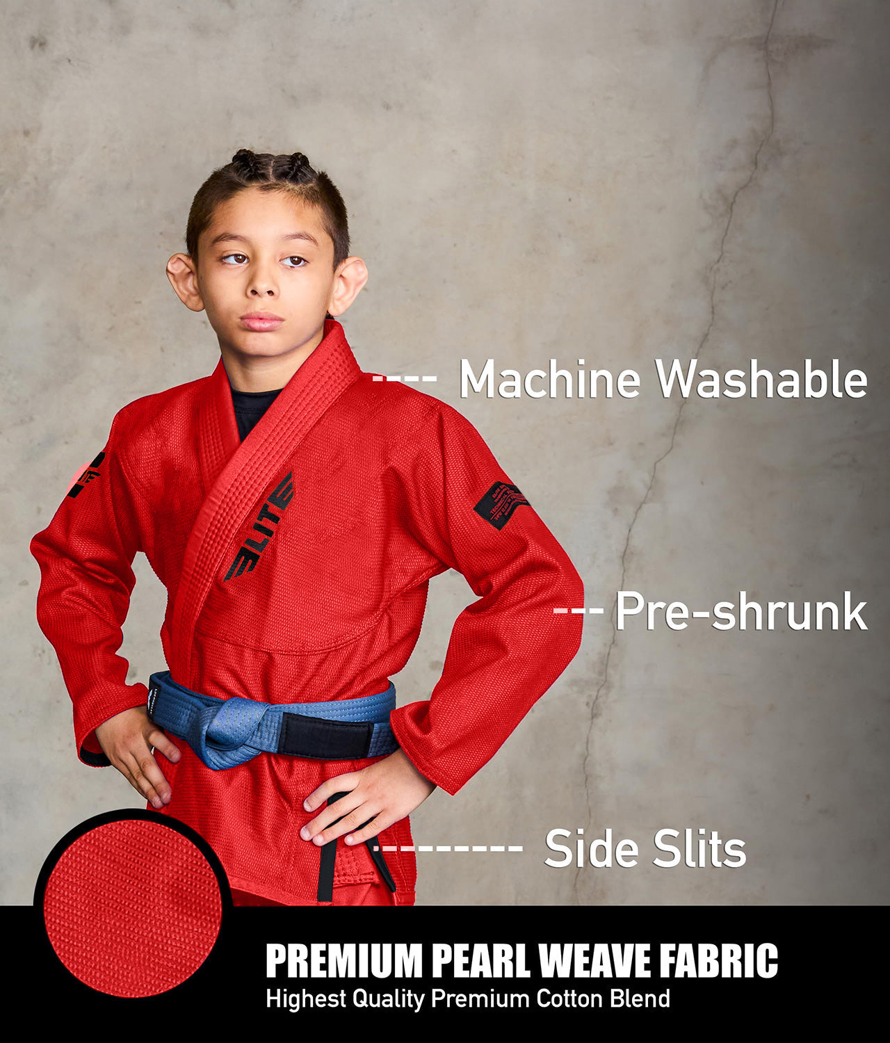 Core Red Brazilian Jiu Jitsu Kids BJJ Gi