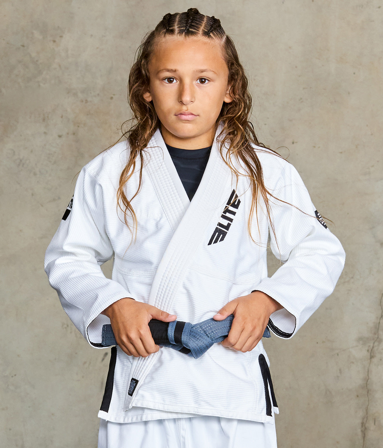 core white brazilian jiu jitsu kids bjj gi