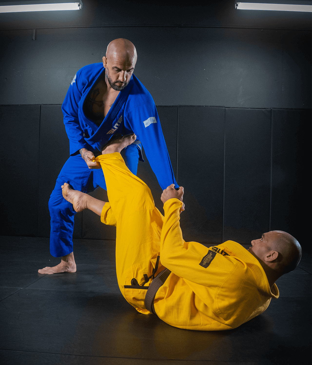 Elite Sports Men's Core Yellow Brazilian Jiu Jitsu BJJ Gi Life style 2