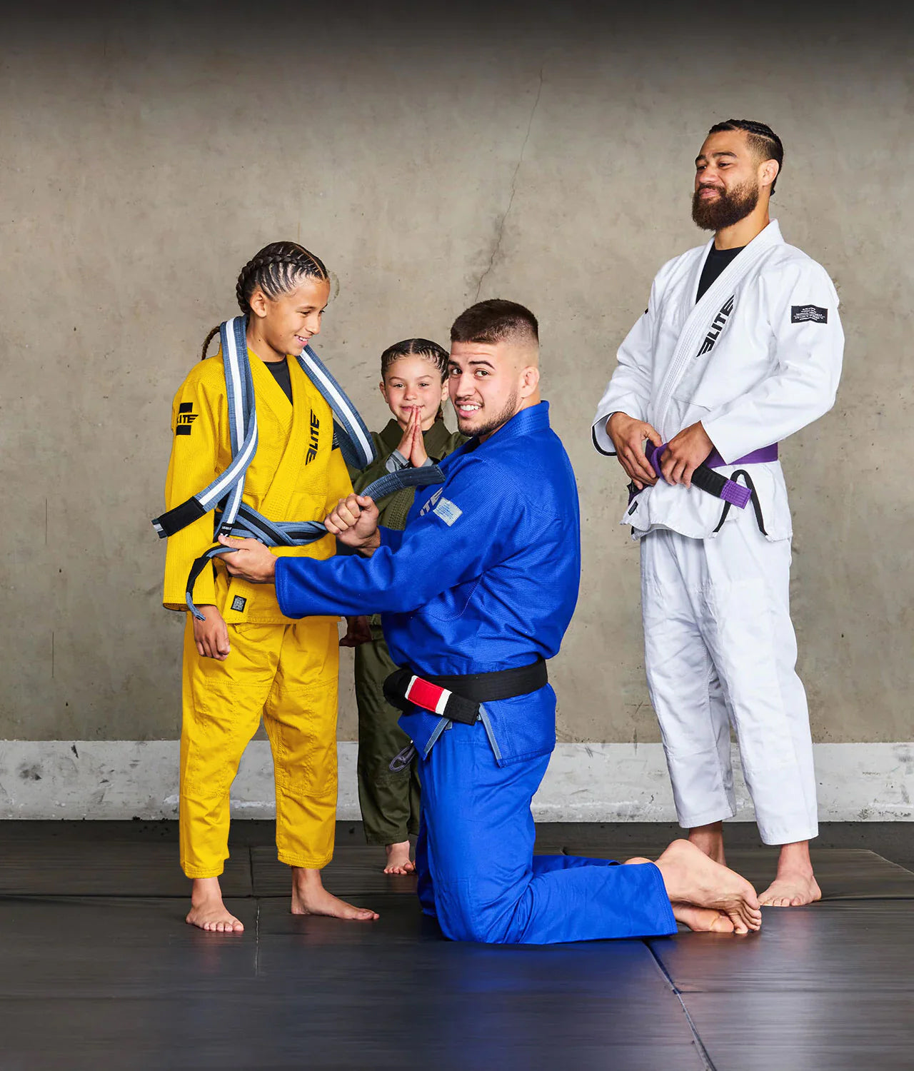 elite sports core yellow boys ibjjf approved bjj gi