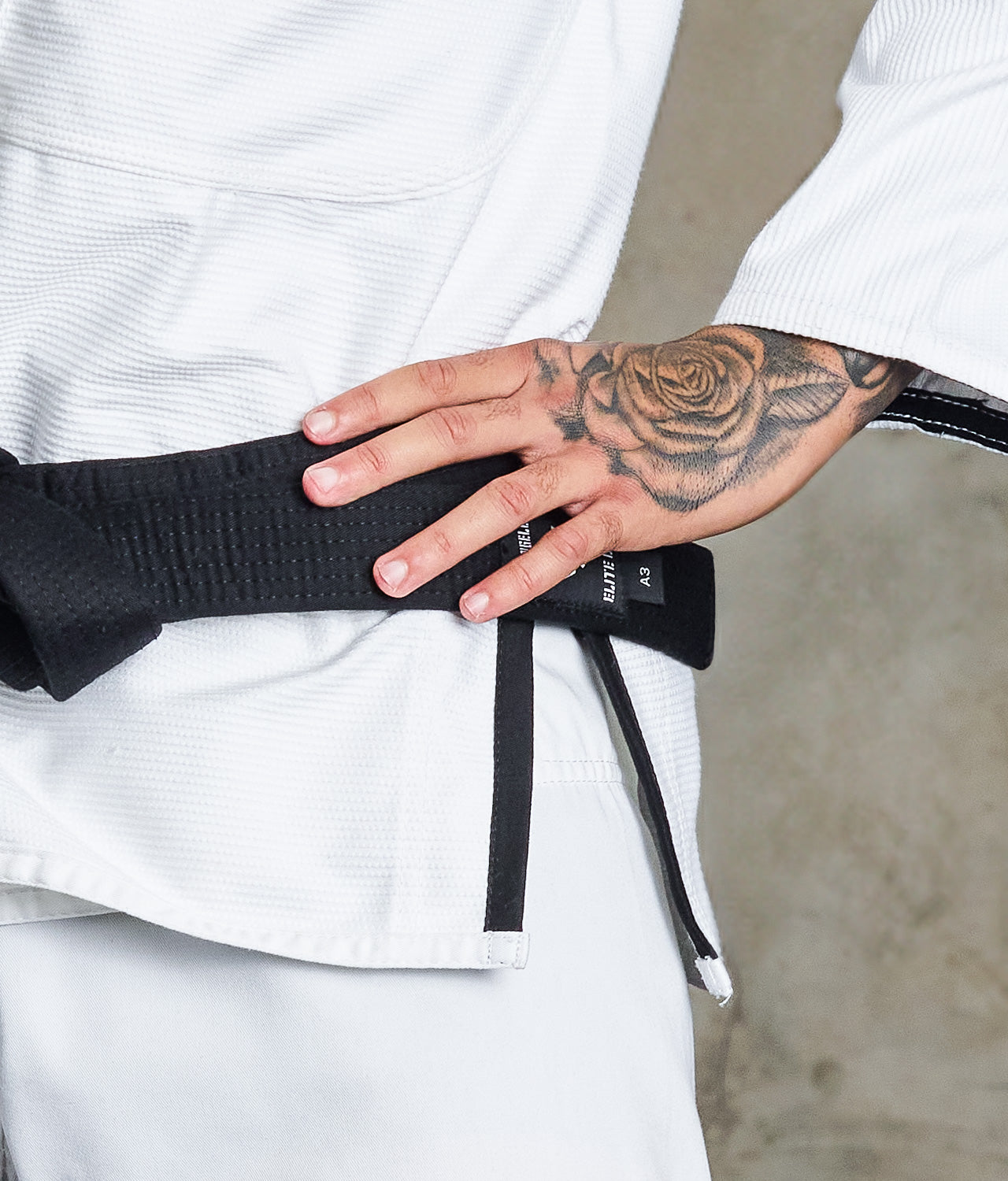 elitesports pack-of-3 core white mens bjj gi side-slit design