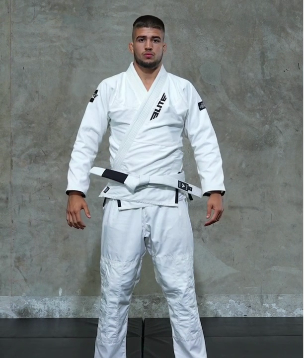elite sports adults white bjj belt product demo video