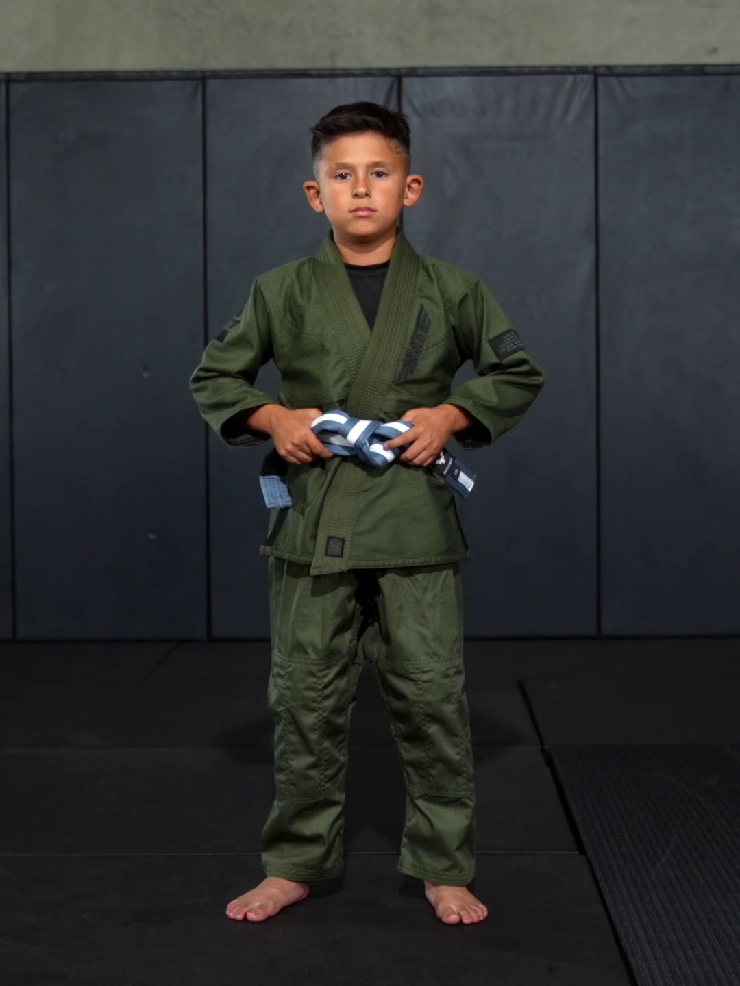 elite sports ultra light preshrunk green kids brazilian jiu jitsu bjj gi with free belt demo video