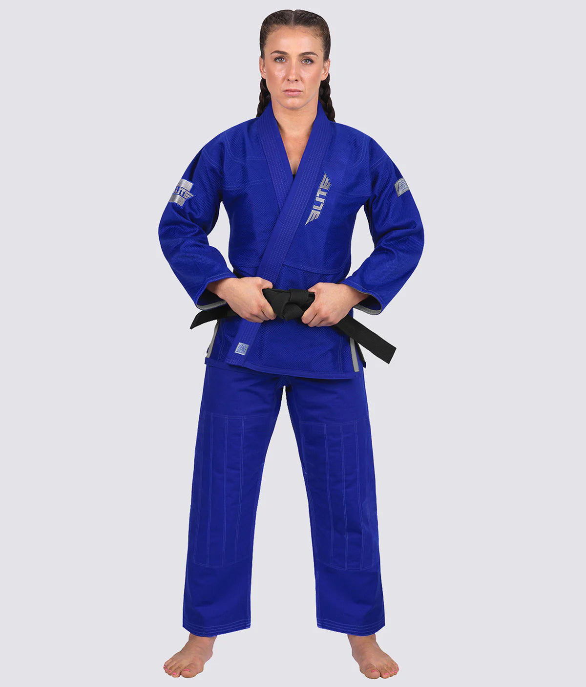 Elite Sports Women's Core Blue Brazilian Jiu Jitsu BJJ Gi with Pants