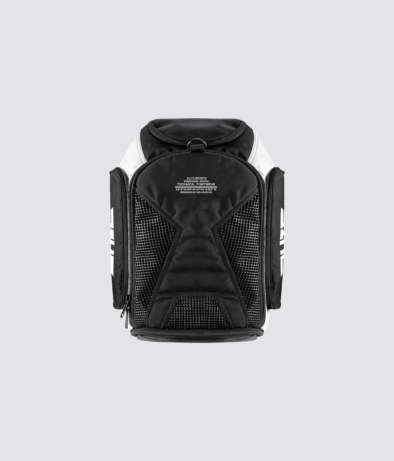 Convertible White Training Gear Gym Bag & Backpack