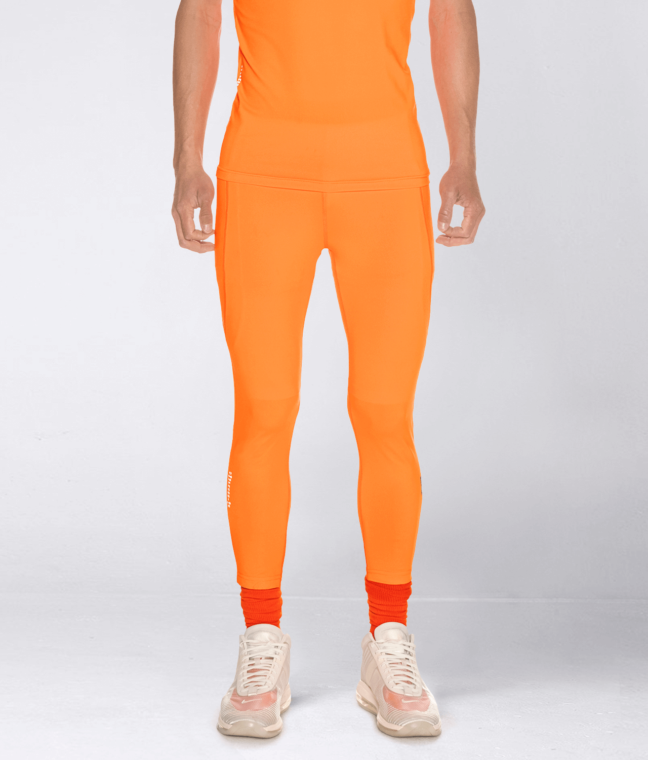 Mens orange hotsell compression pants