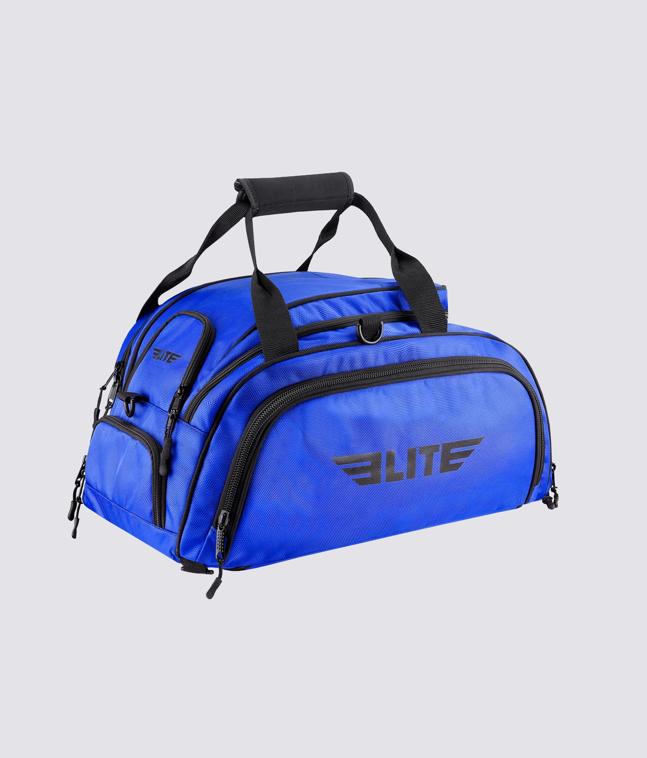 Warrior Blue Large Duffel Jiu Jitsu BJJ Gear Gym Bag