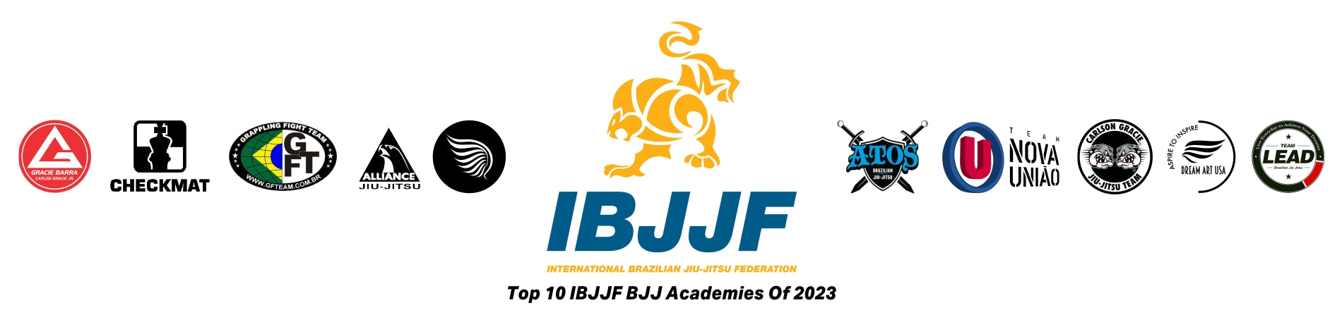 2023 Top 10 IBJJF BJJ Academies