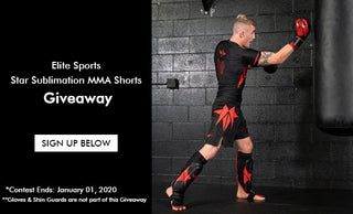 Elite Sports MMA Red Star Rash Guard Shirt & Short Giveaway