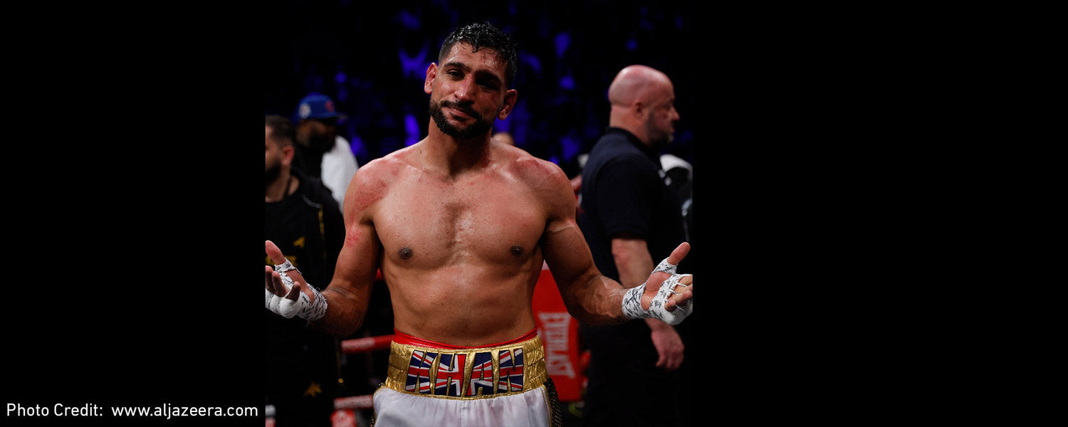 Amir Khan Claims Fighting Kell Brook will be a “Step Down” for Him