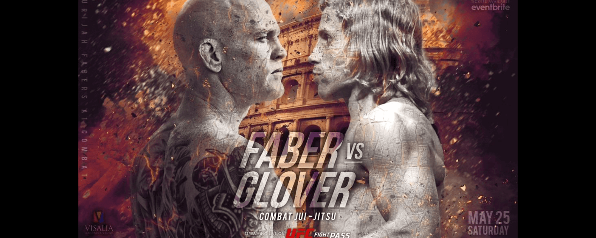 Jeff Glover to Face Urijah Faber in Combat Jiu-Jitsu on May 25, 2024