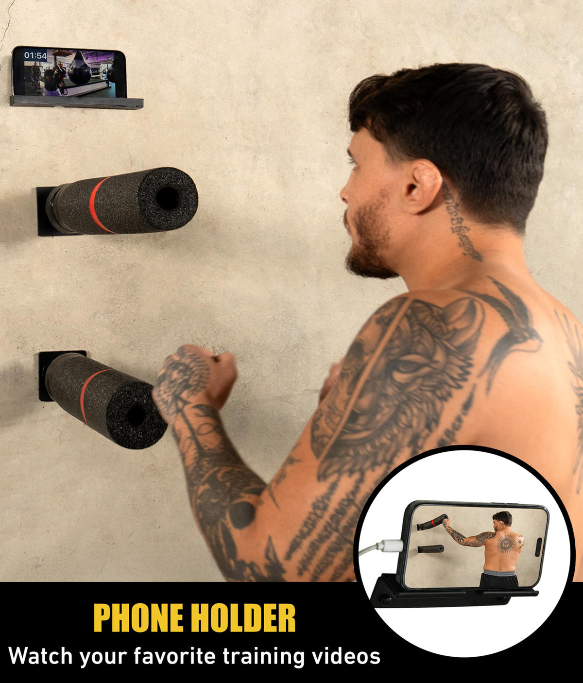 Adults Essential Wall Brawl with Phone Holder