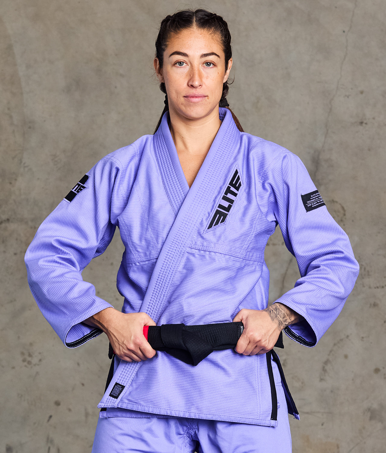 Elite Core Blue Womens BJJ Gi w/ Free Belt, Preshrunk Jiu Jitsu Gi