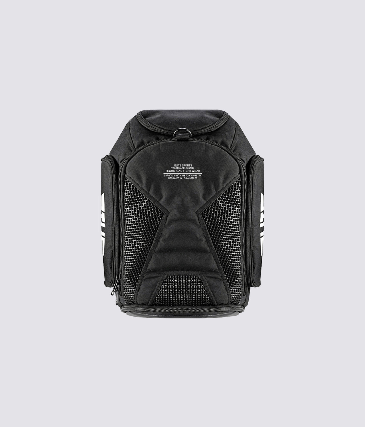 Elite Sports Convertible Black Training Gear Gym Bag & Backpack