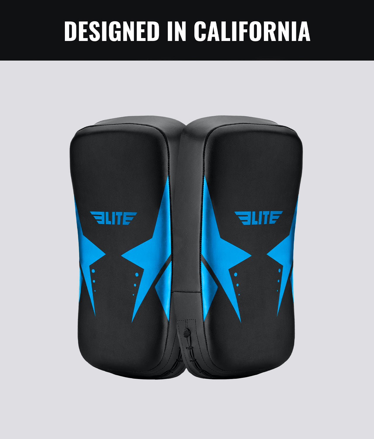 Elite Sports Adults' Black/Blue Muay Thai Kick Pad Designed In California