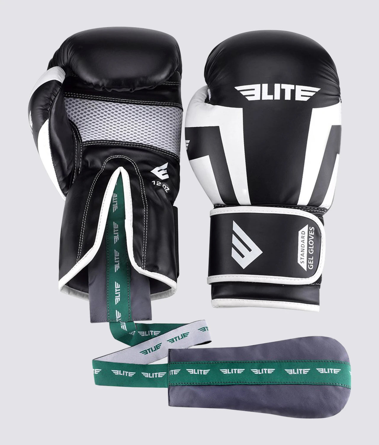 Elite Sports Logo Gray Boxing Glove Deodorizers