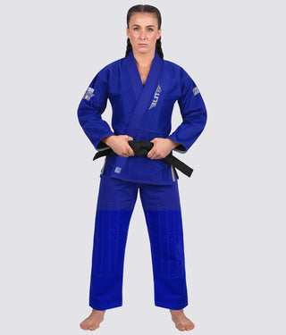 Core Blue Brazilian Jiu Jitsu Gi BJJ Uniform for Women