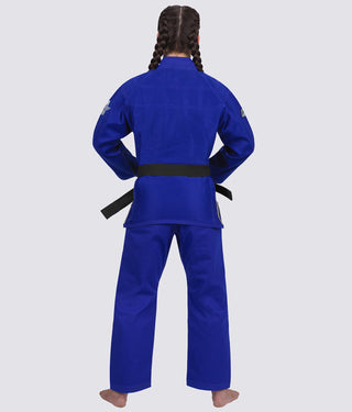Core Blue Brazilian Jiu Jitsu Gi BJJ Uniform for Women