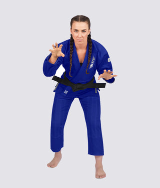 Core Blue Brazilian Jiu Jitsu Gi BJJ Uniform for Women