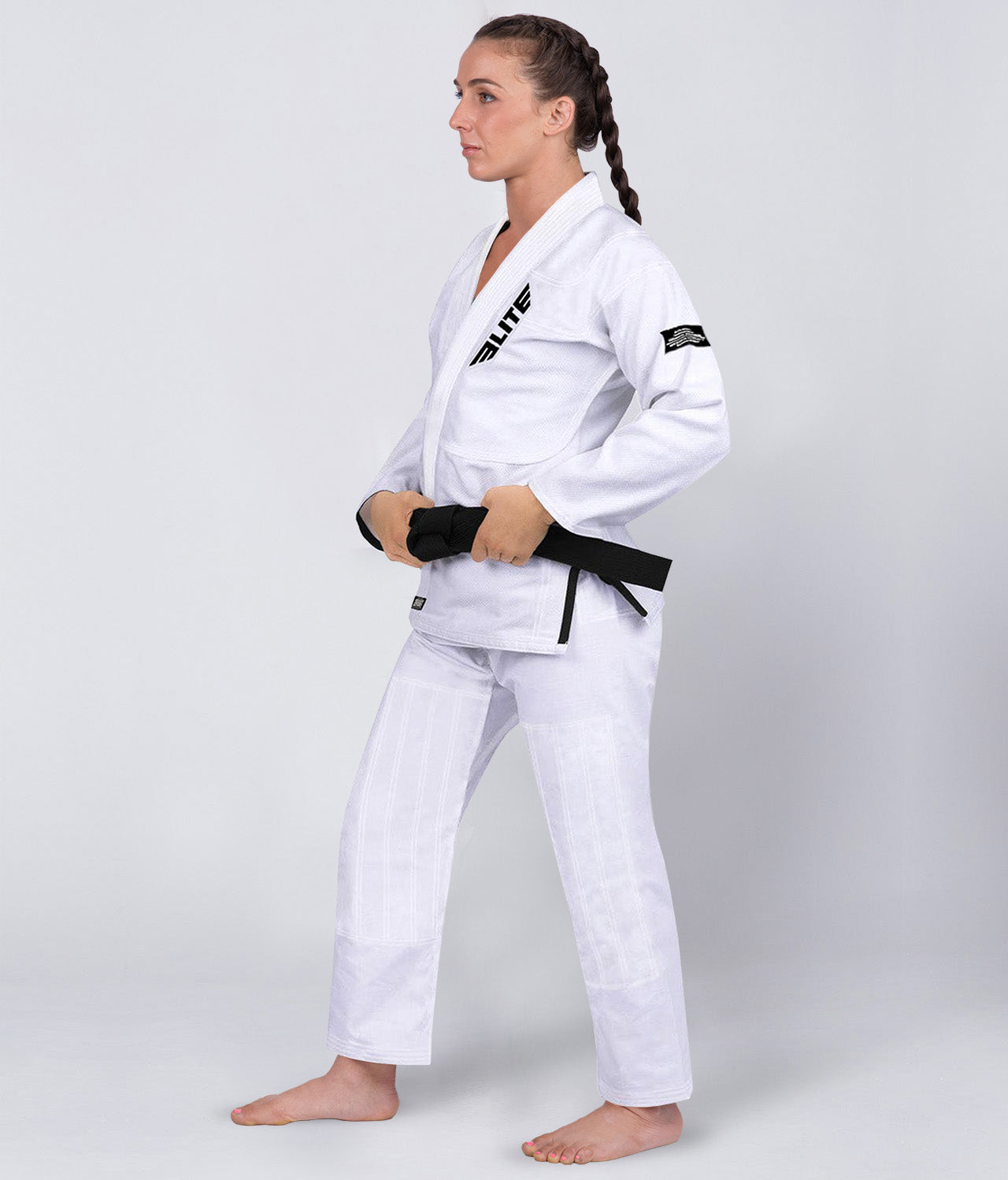 Elite Sports Women's Core White Brazilian Jiu Jitsu BJJ Gi