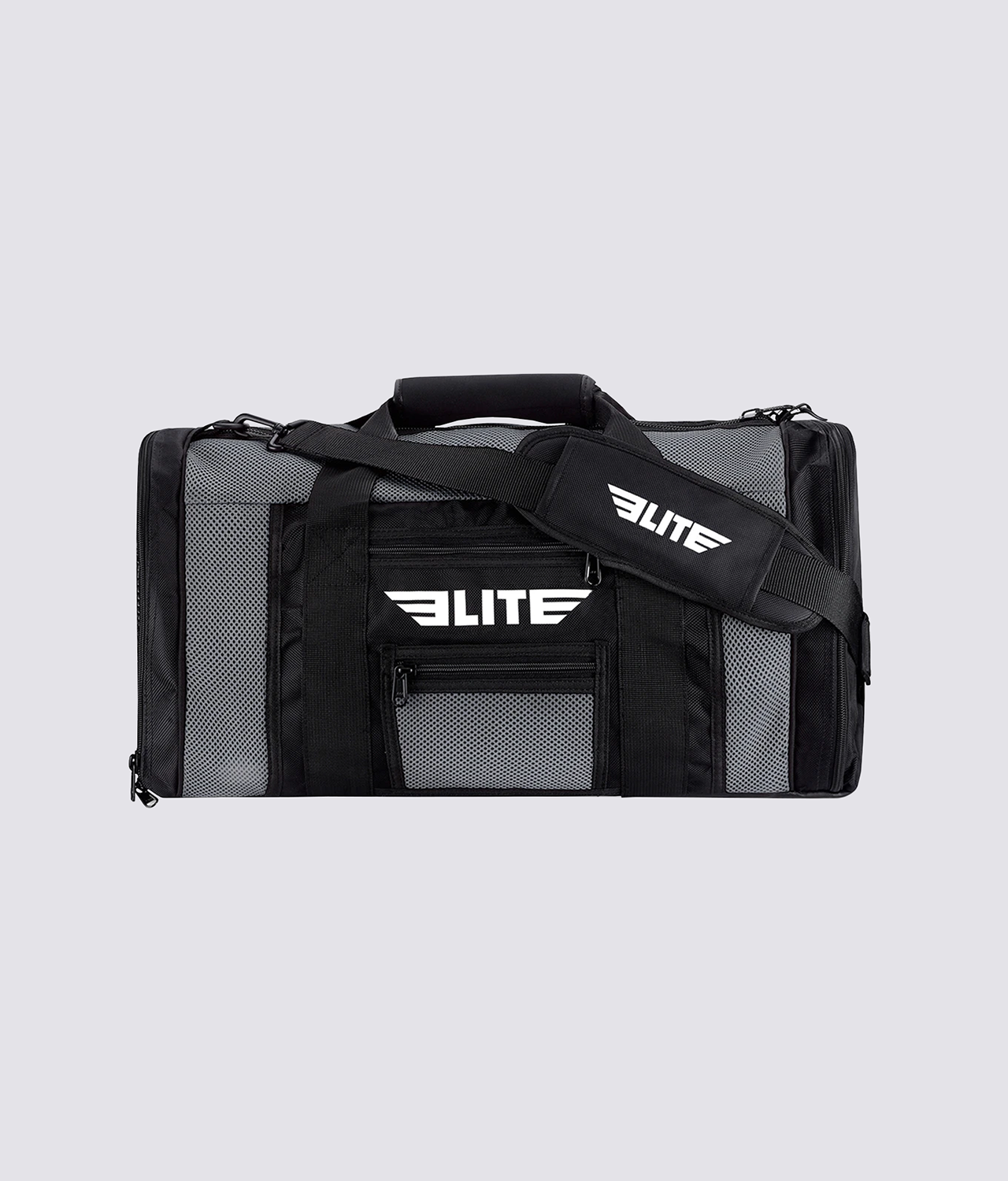 Elite Sports Mesh Gray Large MMA Gear Gym Bag