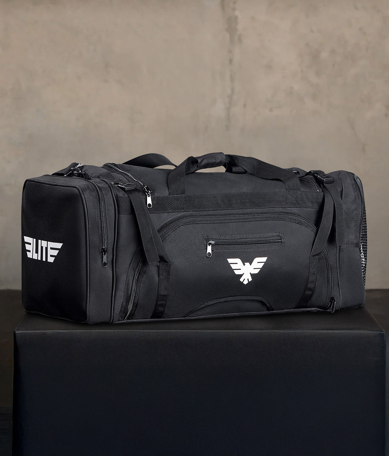 Monster Black Large Duffel Brazilian Jiu Jitsu BJJ Gear Gym Bag