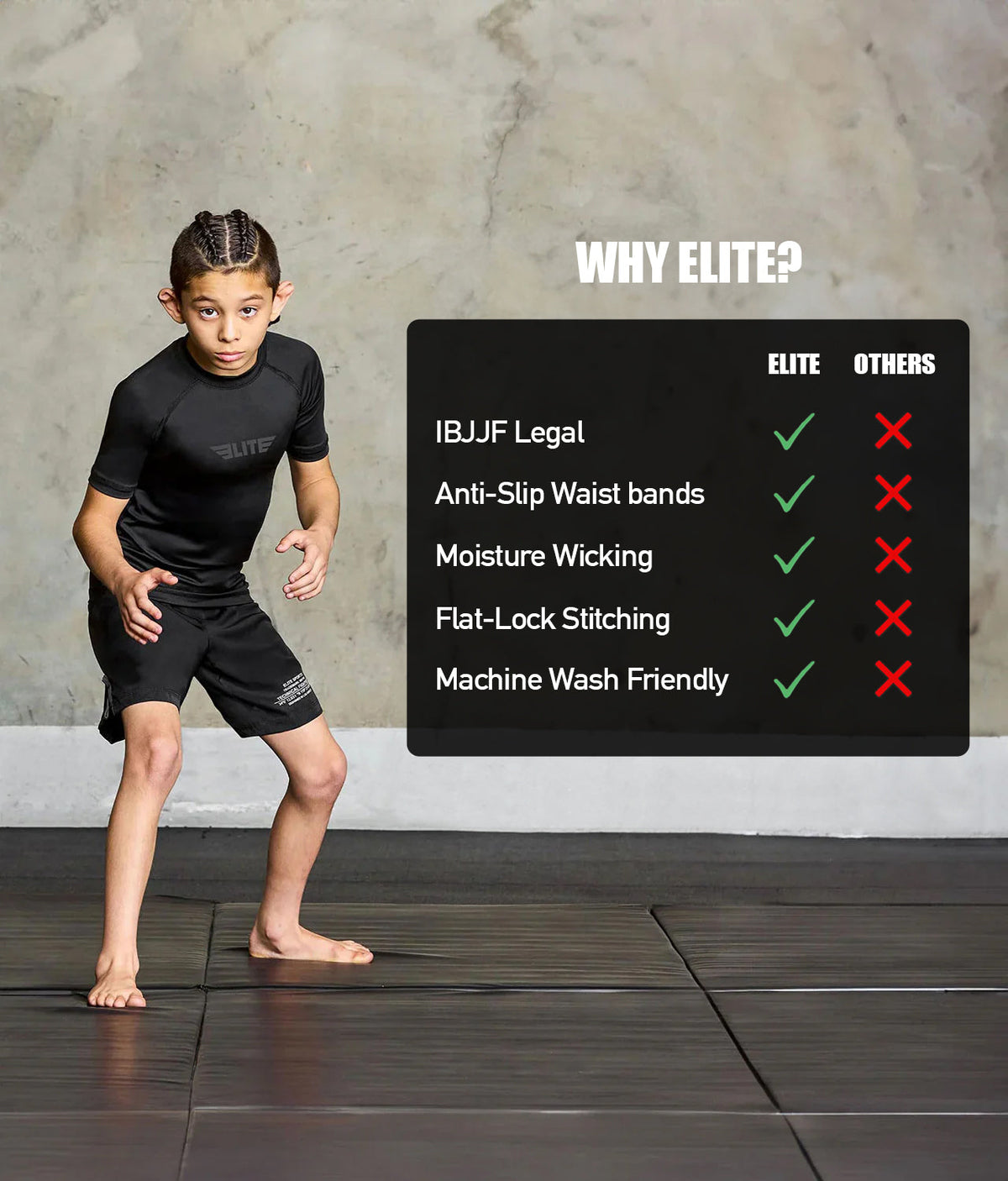 Kid's No Gi Bundle Black