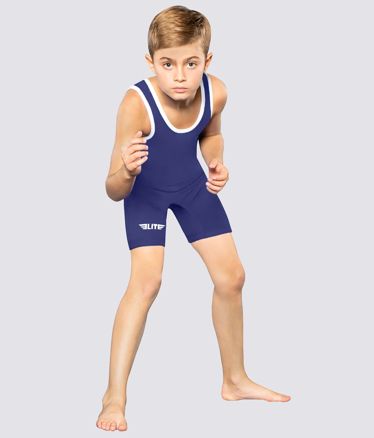 Elite Sports Kids' Standard Series Navy Wrestling Singlets