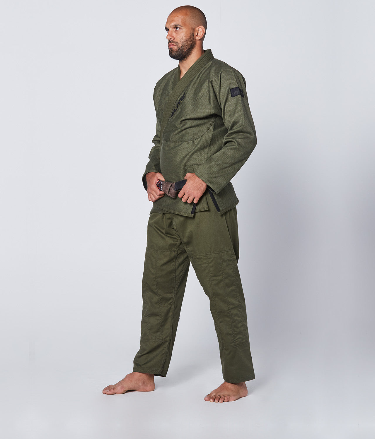 Elite Sports Men's Core Military Green Brazilian Jiu Jitsu BJJ Gi