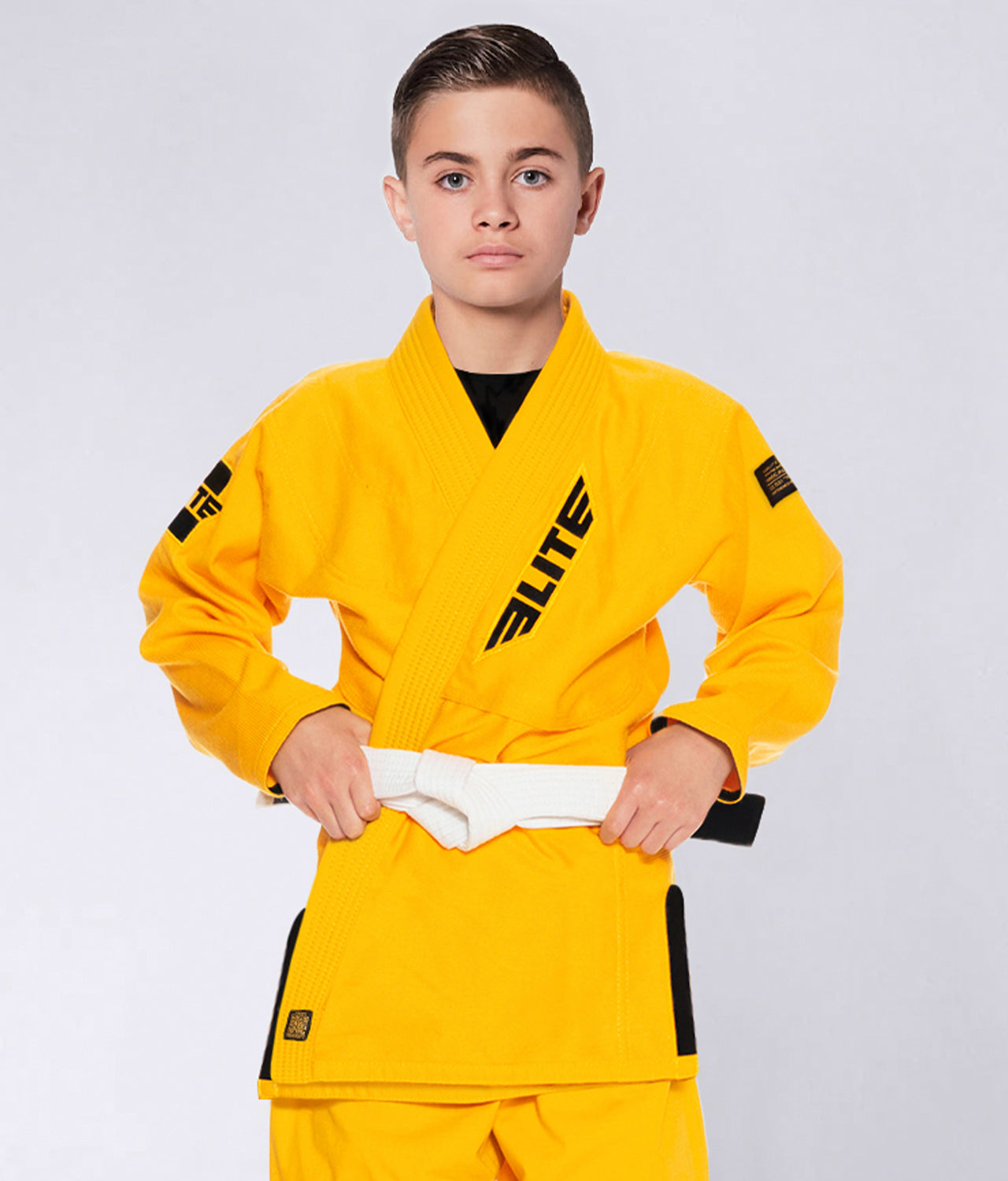 Kids' Core Yellow Brazilian Jiu Jitsu BJJ Gi Main View