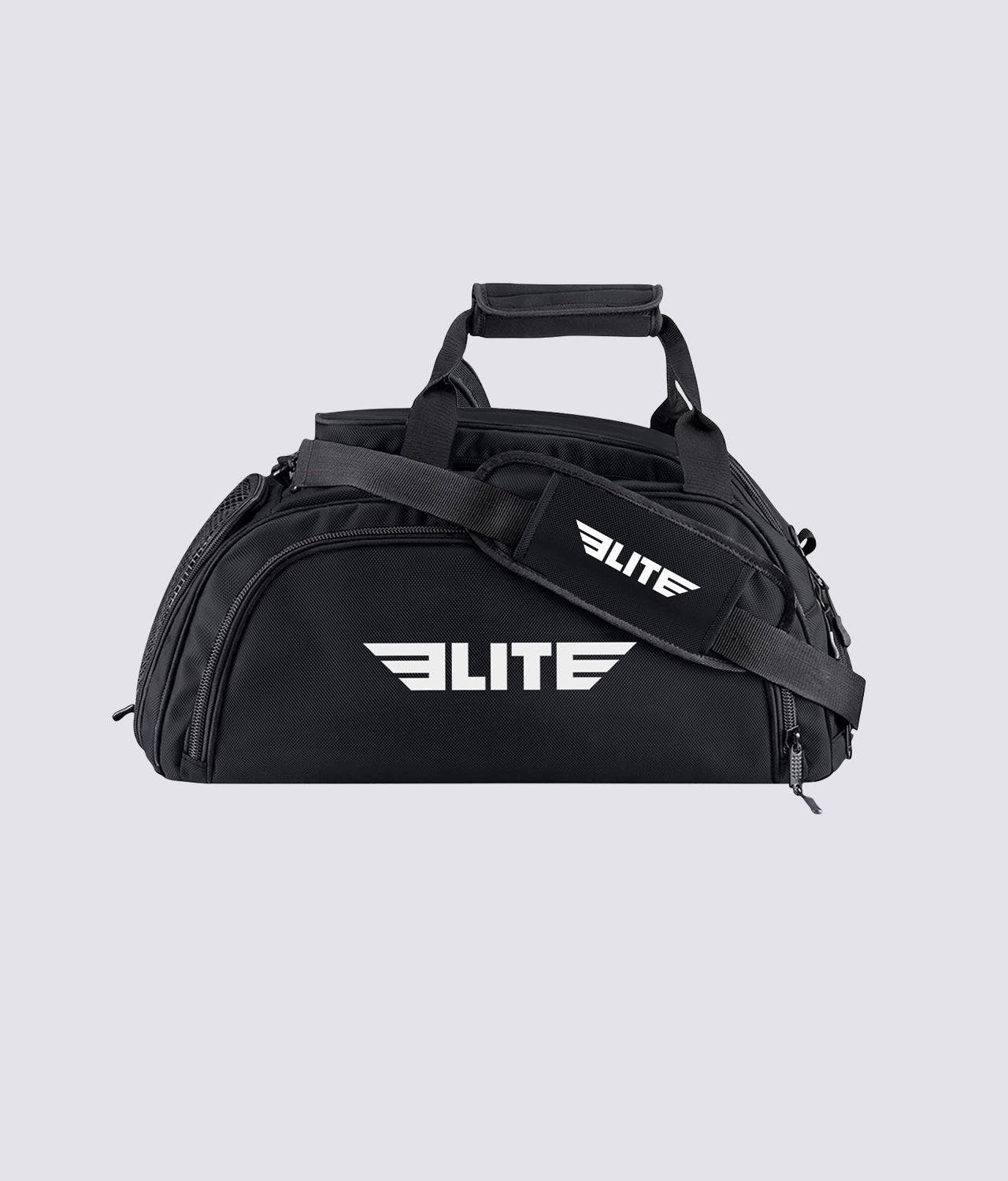 Elite Sports Warrior Black Large Duffel Training Gear Gym Bag