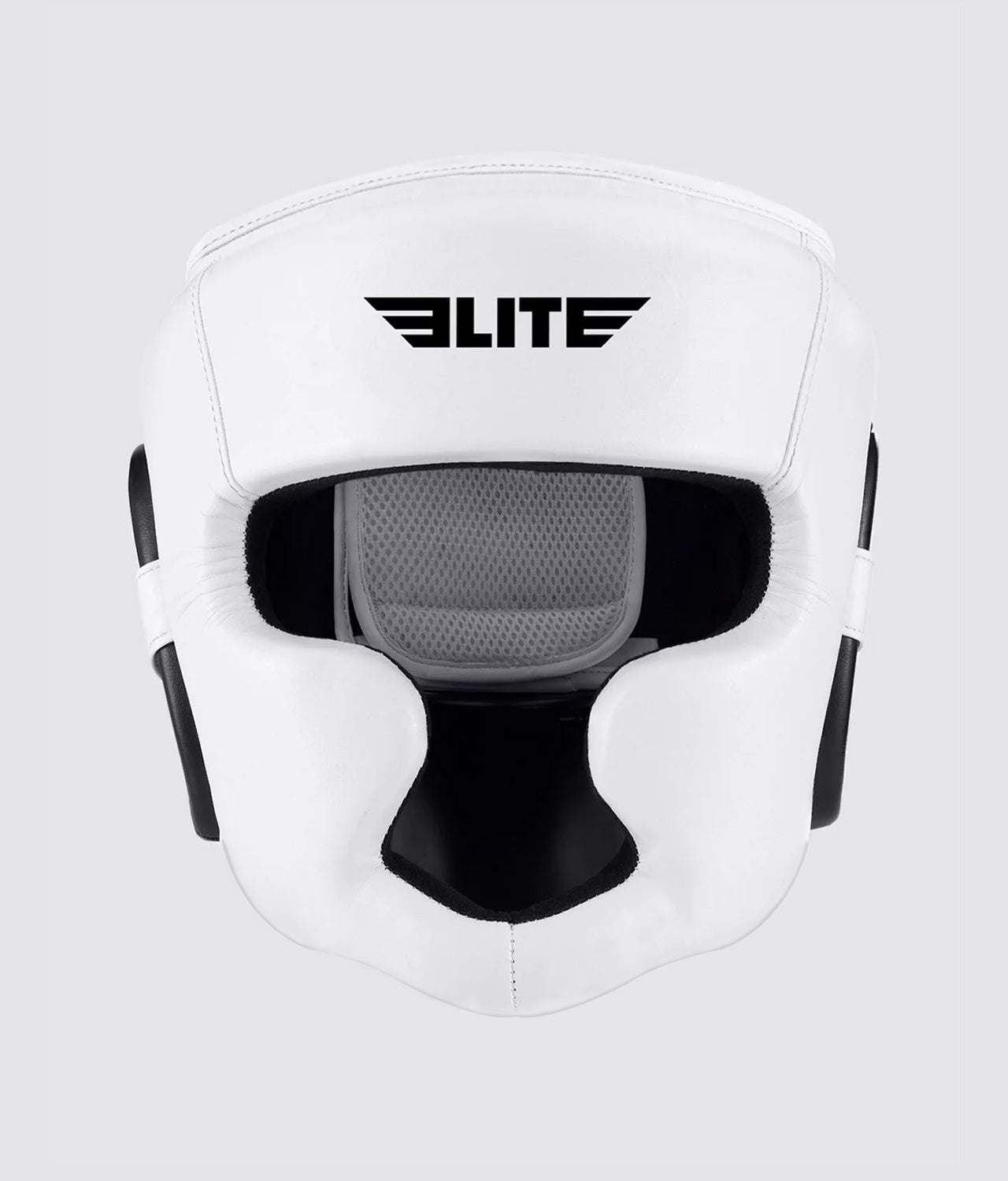 Elite Sports Adults' Essential White Boxing Headgear Main View